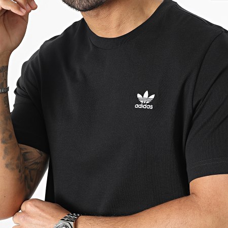 Adidas Originals Lot De 2 Tee Shirts Essential GN3416 HJ7982 Bleu Clair Noir LaBoutiqueOfficielle