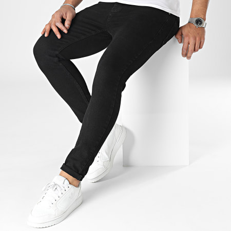 Black Industry - Zwarte skinny jeans