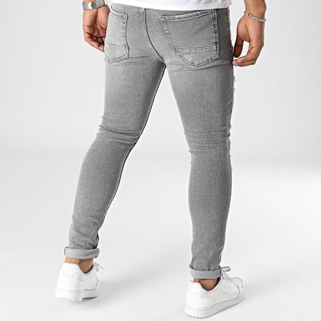 Black Industry - Grijze skinny jeans