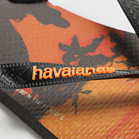 Havaianas - Tongs Hype FC Sunset Orange Noir