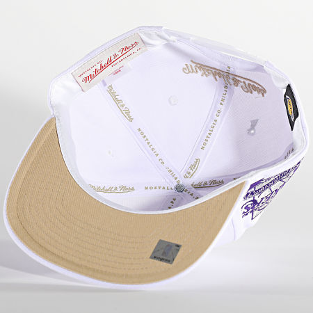 Mitchell and Ness Cappello Snapback Los Angeles Lakers Bianco