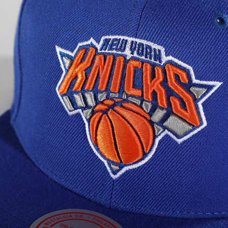 Mitchell and Ness - Cappello Snapback Team Ground 2 New York Knicks Blu Reale
