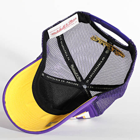 Mitchell and Ness - Casquette Trucker Billboard Los Angeles Lakers Violet