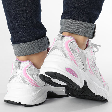 New Balance - Sneakers da donna 530 MR530BC White Baby Pink