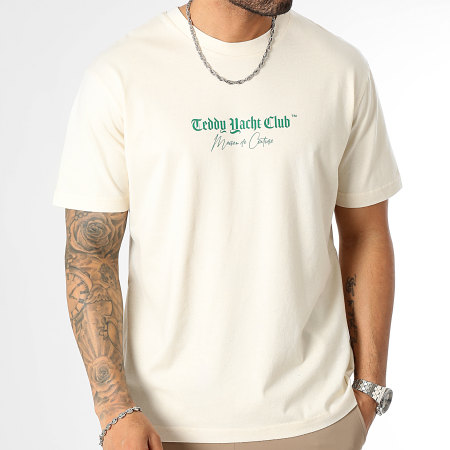 Teddy Yacht Club - Camiseta Oversize Grande Maison De Couture Verde Esmeralda Beige