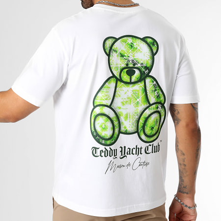 Teddy Yacht Club - Oversize Camiseta Large Maison De Couture Verde Esmeralda Blanco