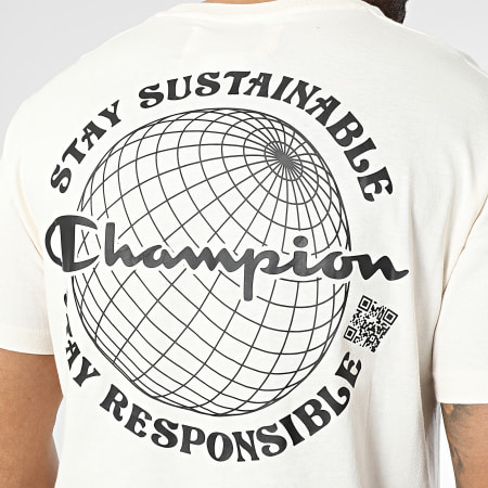 Champion - Tee Shirt 218550 Beige Clair