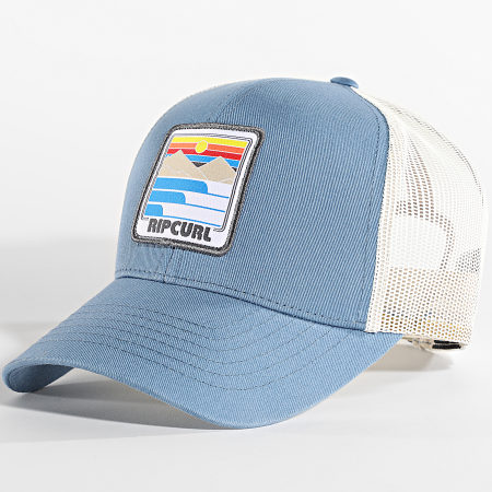 Casquette Trucker avec badge VENTURA61 Collection. couleurs navy-rouge-beige