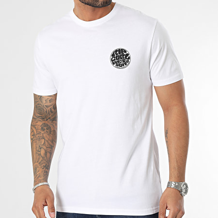 Débardeur Rip Curl Wetsuit Icon Tank - Blanc, 100% Coton, Coupe Régulière, Pour Surf, Plage, été - 5