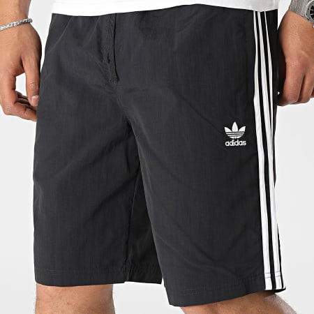 Adidas Originals - Short De Bain A Bandes HK7390 Noir