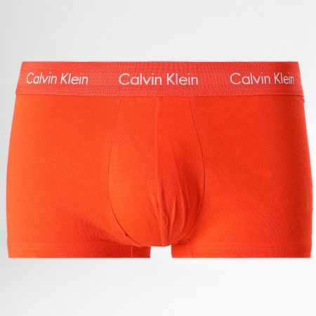 Calvin Klein - Lot De 5 Boxers NB1348A Orange Vert Bleu