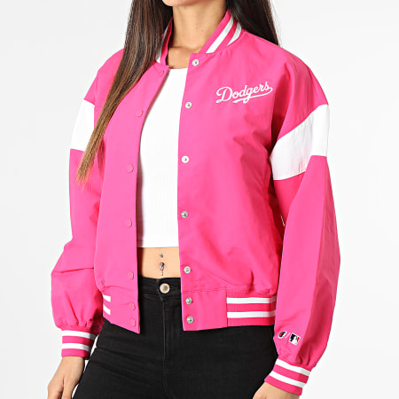 Champion - Giacca Teddy donna 116470 Los Angeles Dodgers Rosa
