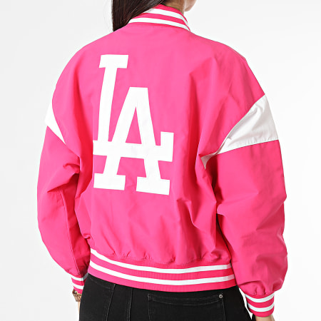 Champion - Giacca Teddy donna 116470 Los Angeles Dodgers Rosa
