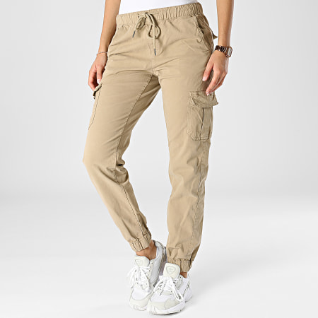 Girls Outfit - Pantalón Cargo Beige Mujer - Ryses