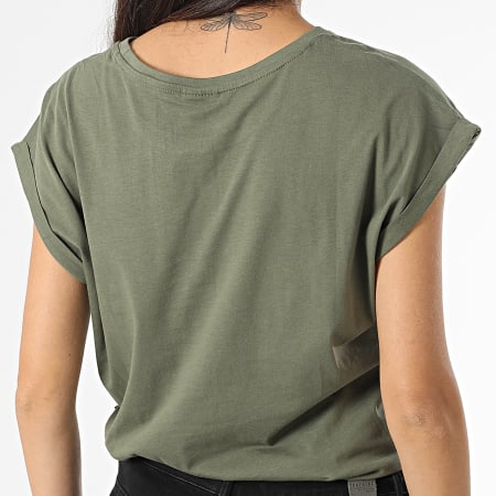 Urban Classics - Camiseta sin mangas de mujer TB771 Verde caqui