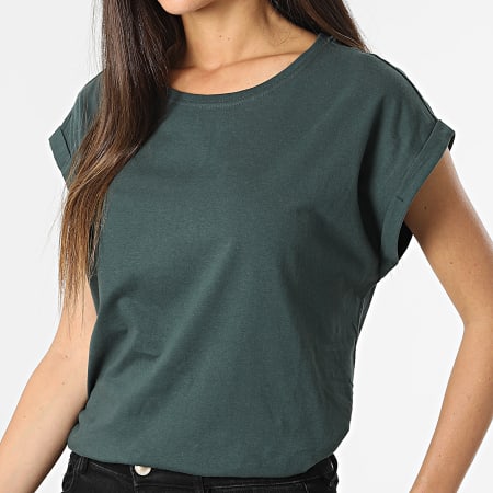 Urban Classics - Tee Shirt Sans Manches Femme TB771 Vert Foncé