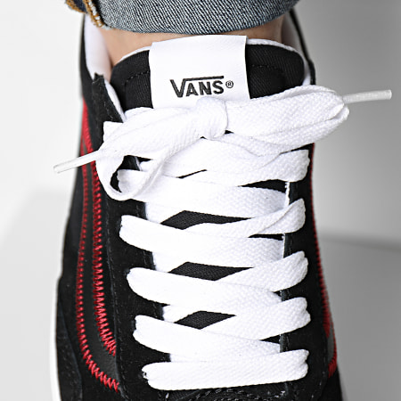 Vans - Cruze Too Cc 5KR5Y28 Sneaker alte con cucitura laterale Nero Bianco
