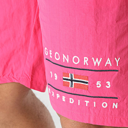 Geographical Norway - Pantaloncini da bagno rosa
