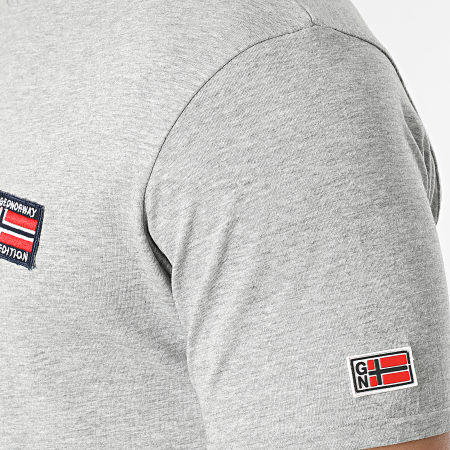 Geographical Norway - Tee Shirt Gris Chiné