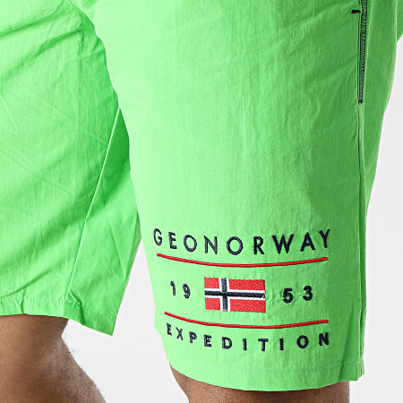 Geographical Norway - Shorts de baño verdes