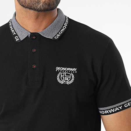 Geographical Norway - Polo Manches Courtes Noir