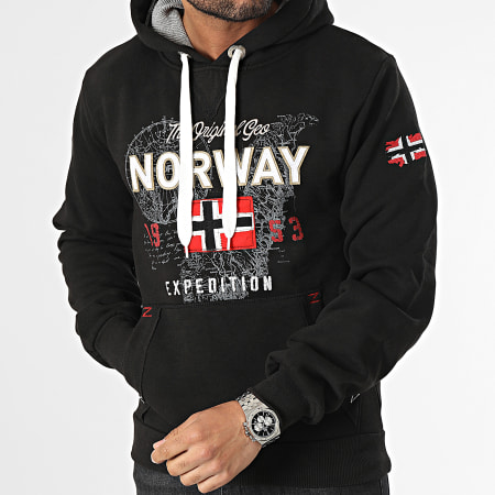 Geographical Norway - Sudadera Guitre Negra
