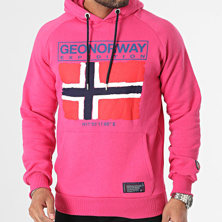 Geographical Norway - Sweat Capuche Rose