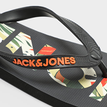 Jack And Jones - Tongs Logo Palm Noir