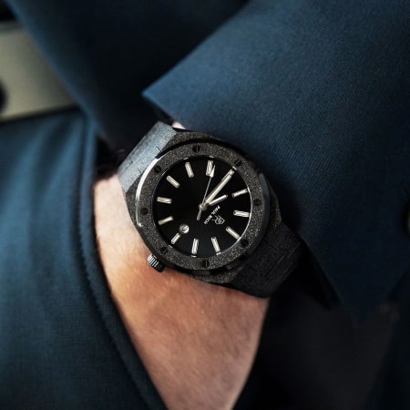 Paul Rich - Montre Frosted Baron 45mm Black