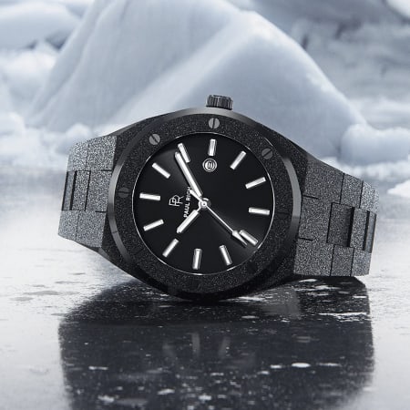 Paul Rich - Reloj Frosted Baron 45mm Negro