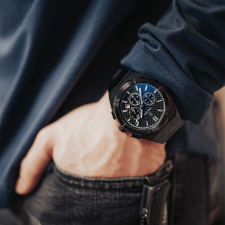 Montre Motorsport Carbon Fiber 45mm Black