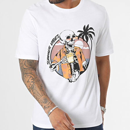 String Homme JorionMia Blanc Avec Motif Skull (crâne) - Neuf Avec étiquettes