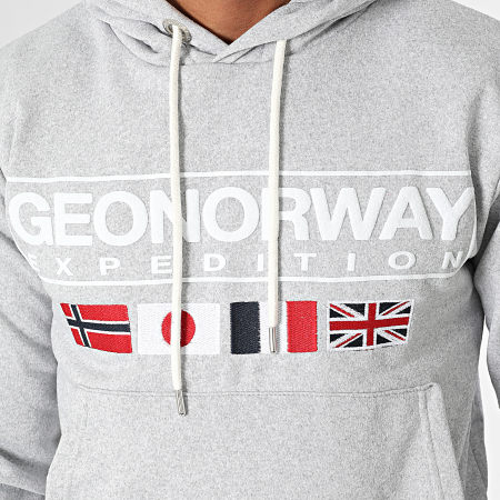 Geographical Norway - Felpa con cappuccio grigio scuro