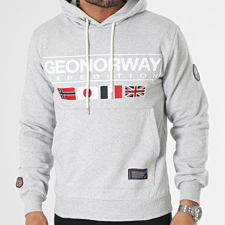 Geographical Norway - Sudadera con capucha Gris
