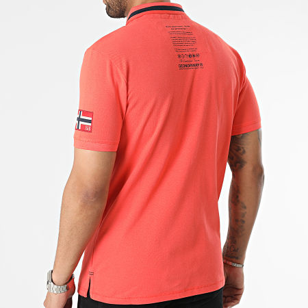 Geographical Norway - Polo Manches Courtes Orange