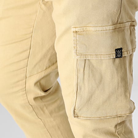 Indicode Jeans - Pantalon Cargo Albani Beige