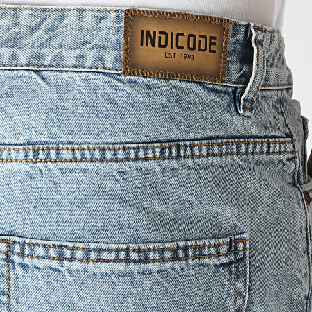 Indicode Jeans - Short Jean Tian Bleu Denim