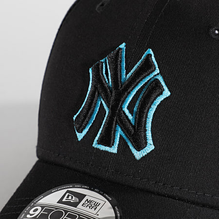 New Era - Casquette 9Forty Neon Outline New York Yankees Noir Bleu