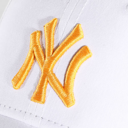 New Era - Casquette 9Forty New York Yankees 60358180 Blanc Orange