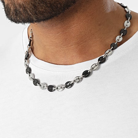 California Jewels - Collar de plata negra