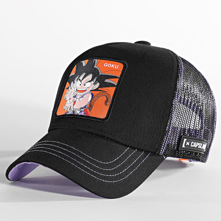 Capslab - Goku Cappello Trucker Nero Viola