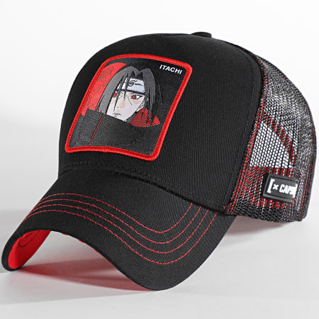 Capslab - Itachi Cappello Trucker Nero Rosso
