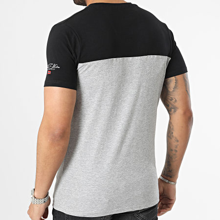 Geographical Norway - Tee Shirt Gris Chiné Noir
