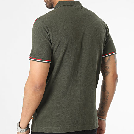 Geographical Norway - Kidney Poloshirt Korte Mouw Khaki Groen