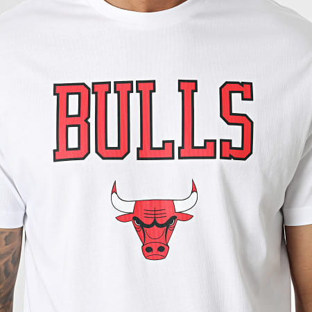New Era - NBA Team Logo Chicago Bulls Tee 60357046 Blanco
