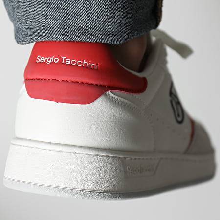 Sergio Tacchini - Sneakers Roma STM0005S Bianco Rosso