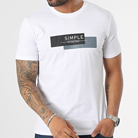T-shirt Blanc Basique Etam - Taille 38, Occasion En Très Bon état