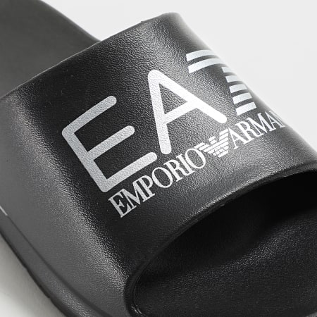 EA7 Emporio Armani - Claquettes XBP008-XK337 Black Silver