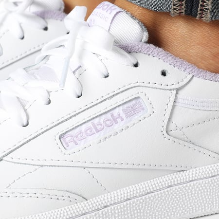 Reebok Baskets Femme Club C 85 GV7000 Footwear White Lavender