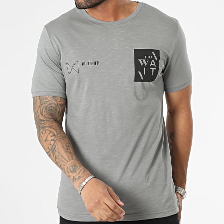 Tee-shirt Gris Femme 2026 ETHIC Taille 4 (42) - Made In France En Lyocell